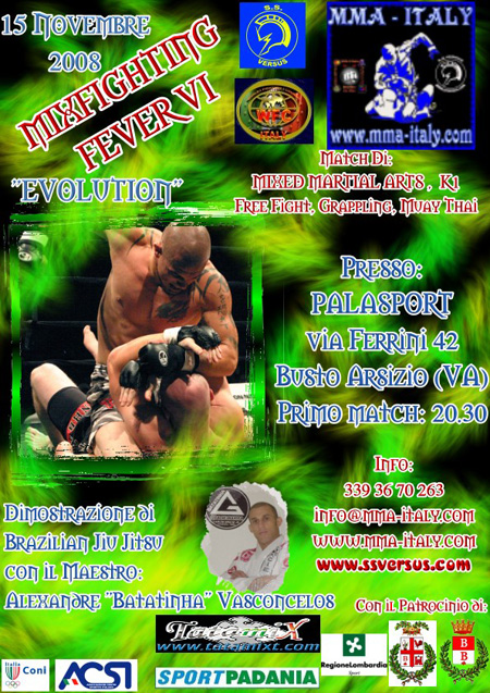 15 Novembre Mixfighting Fever VI: “Evolution”