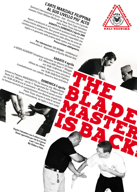 4-5 aprile - The BladeMaster is Back